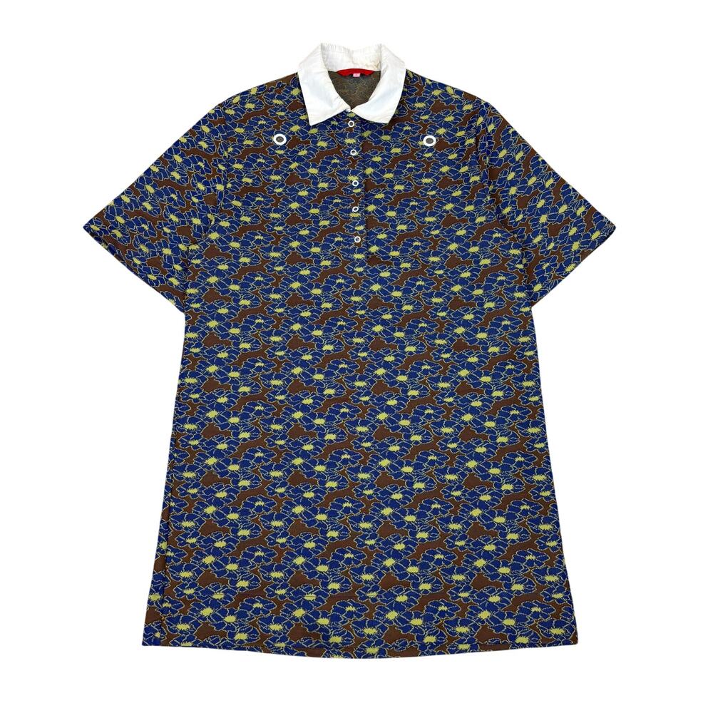 Eckhaus Latta Multicolor Polo Dress Women's Medium Twee Indie